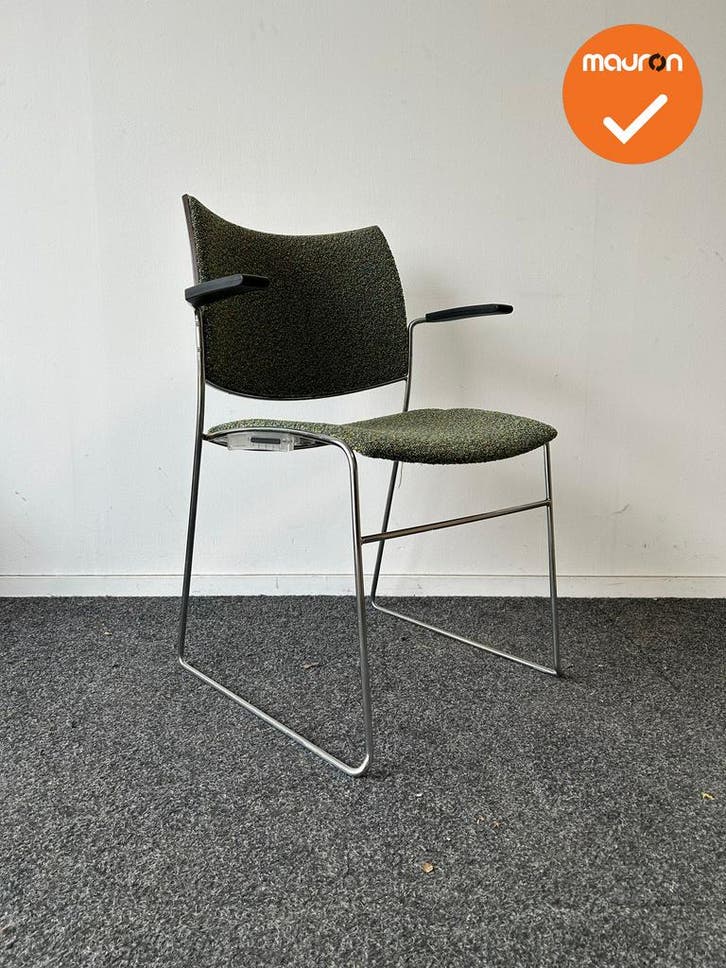 Vergaderstoel - Casala - Groen gêmeleerd gestoffeerd, Articles professionnels, Aménagement de Bureau & Magasin | Mobilier de bureau & Aménagement