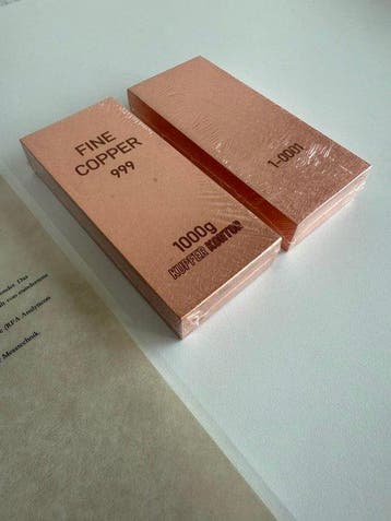 1 kilogram - Koper .999 - Met certificaat (Zonder