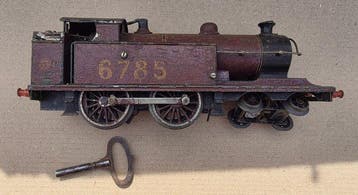 Bing 0 - Modeltrein locomotief (1) - klokwerk - LMS, Antiek en Kunst