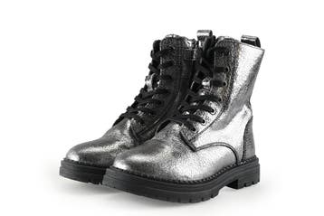 Nelson Veterboots Meisjes in maat 33 Zilver, Verzenden, Schoenen