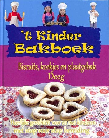 't Kinder bakboek. Biscuits, koekjes en plaatgebak, deeg, Boeken, Verzenden, Nieuw