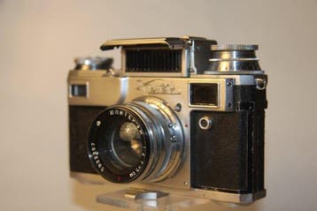 Kiev 4 + Jupiter-8 2/5cm | Meetzoeker camera (Zonder