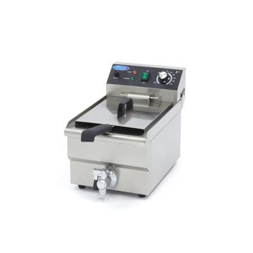 Frituurpan - 10 L - 1 Mand - met Tapkraan - Refurbished, Verzenden