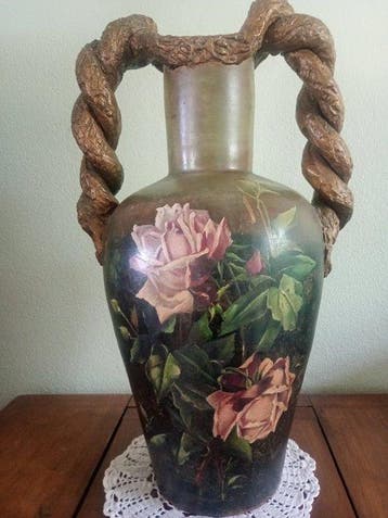 Georges Weissenburger - Ecole de Nancy - Vase à double anse, Antiek en Kunst