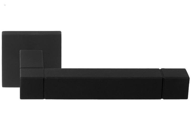 Deurklink SQUARE JB100G geveerd op rozet mat zwart, Bricolage & Construction, Bricolage & Rénovation Autre