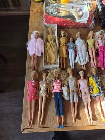Mattel - Figure - Grote partij barbies (25) - Plastique