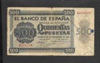 Espagne. - 2 x 500 Pesetas - 1936/1940