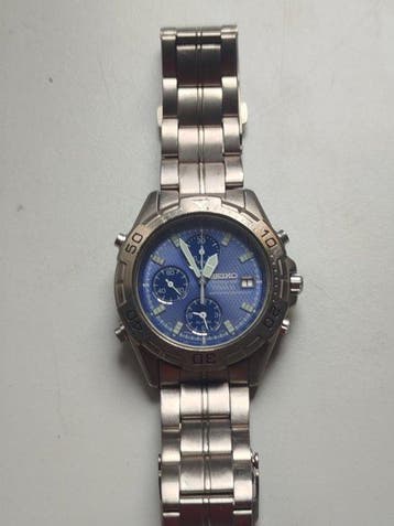 Seiko - Titanium Chronograph 100M - Sans prix de réserve -