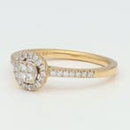 Ring - 18 karaat Roségoud Diamant (Natuurlijk) - Diamant -, Nieuw