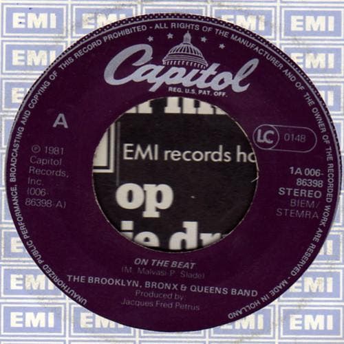 The Brooklyn, Bronx &amp; Queens Band - On The Beat, CD & DVD, Vinyles | Pop, Envoi