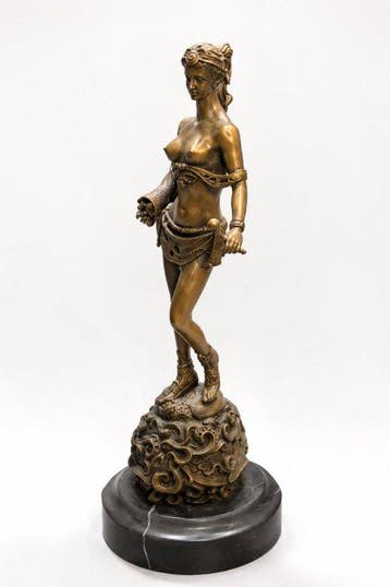 Tudo - sculptuur, Godin van overvloed en voorspoed - 23 cm -