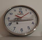 Wandklok - Modern Metaal, Glas - 2020+ - Cessna-vliegtuig