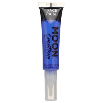 Moon Creations Face Paint with Brush Applicator Dark Blue 15, Verzenden, Nieuw