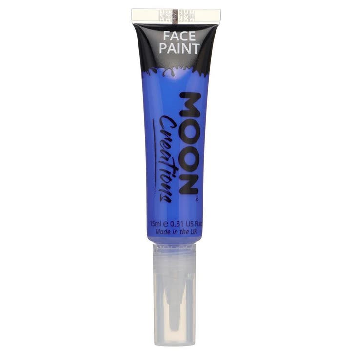 Moon Creations Face Paint with Brush Applicator Dark Blue 15, Hobby & Loisirs créatifs, Articles de fête, Envoi