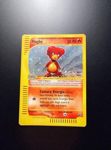 Pokémon - 6 Card - Magby Holo - Venusaur Raro - Alakazam, Nieuw