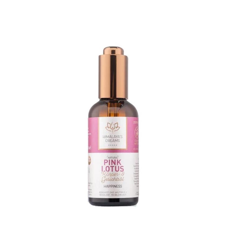 Lichaams- en Gezichtsolie Pink Lotus Happiness - Himalayas, Sport en Fitness, Gezondheidsproducten en Wellness, Ophalen of Verzenden