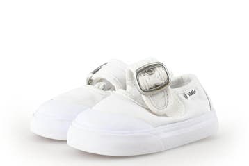 Vans Instappers Meisjes in maat 19 Wit, Kinderen en Baby's, Jongen of Meisje, Schoenen, Zo goed als nieuw, Vans