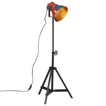 vidaXL Vloerlamp 25 W E27 35x35x65/95 cm meerkleurig, Verzenden, Nieuw