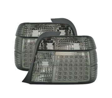 FEUX ARRIÈRE LED BMW SÉRIE 3 E36 91-99 FOND CHROMÉ FUMÉ, Verzenden