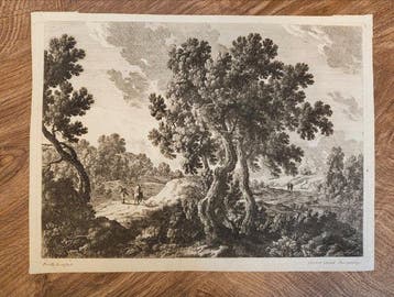 Gabriel Perelle (1604-1677) - Landscape with wayfarers
