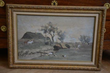 Johan Hendrik Weissenbruch (1824-1903) - Polder Landscape