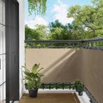 vidaXL Balkonscherm Beige 100 x 400 cm Oxford Stof, Verzenden, Nieuw