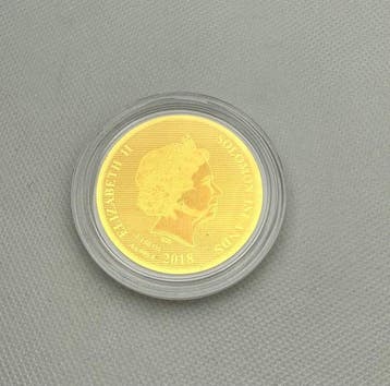 Îles Salomon. 10 Dollars 2018 Islam Gold Dinar, 1/100 Oz