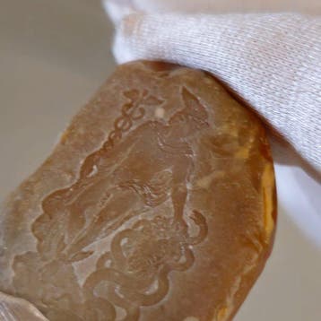 Classieke Griekse Mythologie Hermes en Argus Intaglio –