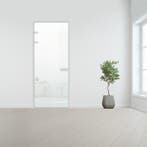 Glazen binnendeur XL voor opdek kozijn aluminium beslag-Link, Doe-het-zelf en Bouw, Glas en Ramen, Verzenden, Nieuw