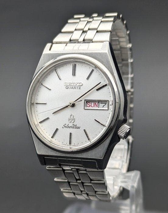 Seiko - SilverWave - JDM Quartz - Wave Back - Zonder, Handtassen en Accessoires, Horloges | Antiek