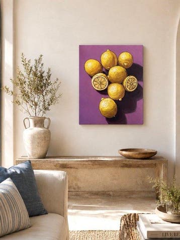 Cansu Rossi - Lemon Berry - Oil Painting
