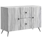vidaXL Dressoir met lade Grijs sonoma 89 x 34,5 x 60 cm, Verzenden