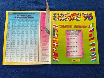 Panini Euro 96 Foil, Inclut le bon de commande original,