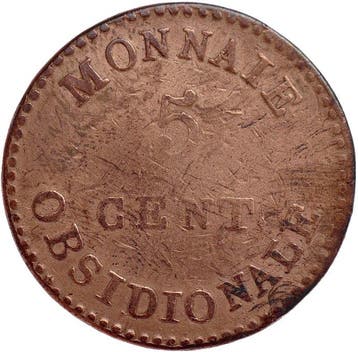 België. Napoléon I (1804-1814). 5 Centimes Arsenal Mint