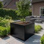 Stalen plantenbakken – bloembakken - meerdere maten, Verzenden, Nieuw, Balkon, Metaal