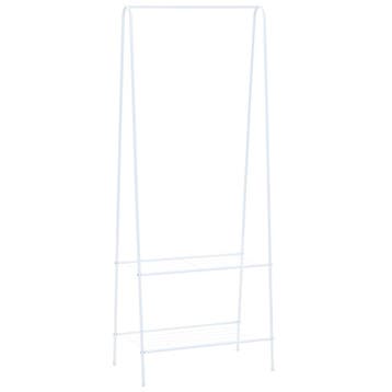 vidaXL Kledingrek 59x35x150 cm wit, Verzenden, Nieuw