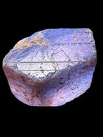 Saffier Ongewone Padparadscha Bicolor saffier. Origineel,