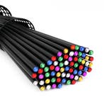 Set van 40 stijlvolle houten potloden met diamantje, Verzenden