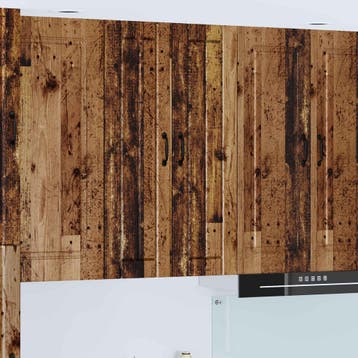 vidaXL Wandkast LUCCA Oud hout 60 x 31 x 100 cm Bewerkt hout, Verzenden