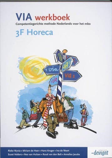 VIA 3F Horeca Werkboek - Wynia, Verzenden