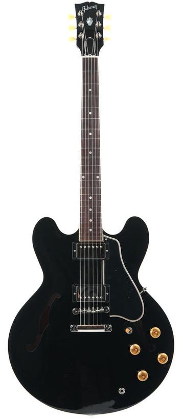 Gibson ES335 50s Ebony, Musique & Instruments, Verzenden