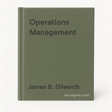 Operations Management 9780071141376 James B. Dilworth, Verzenden, James B. Dilworth