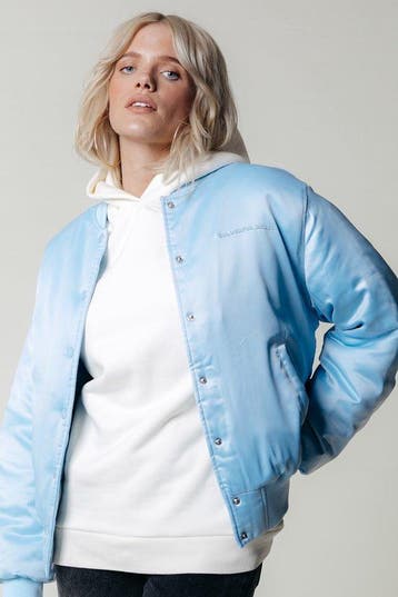 Colourful Rebel Vita Satin Bomber Jacket - S (Jassen), Kleding | Dames, Verzenden, Nieuw