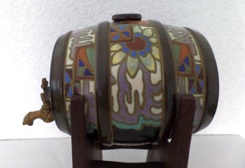 Plateelbakkerij Zuid-Holland - Decor Brretvelt - Vaas (2) -