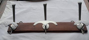 Kapstok - Hout en aluminium