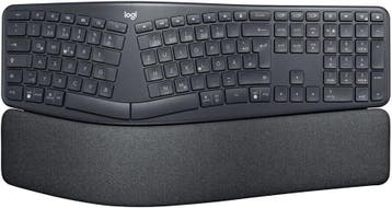 Logitech ERGO K860 QWERTZ - 34% korting! Retour deal., Computers en Software, Gebruikt, Ergonomisch, Verzenden, Logitech