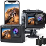 Strex Action Camera 4K 24MP - 60FPS / 30M Waterdicht / WiFi, Verzenden, Nieuw