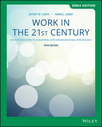 Work in the 21st Century 9781119590262 Jeffrey M. Conte, Verzenden, Zo goed als nieuw, Jeffrey M. Conte