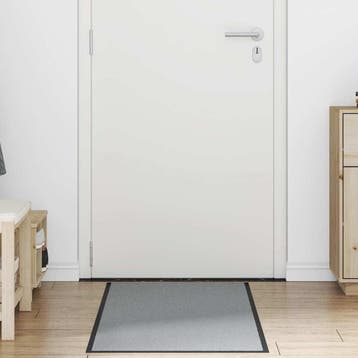 vidaXL Deurmat 60x180 cm grijs, Verzenden, Nieuw