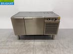 RVS Onderbouw Koelwerkbank 2 Deuren 230V Horeca, Ophalen of Verzenden